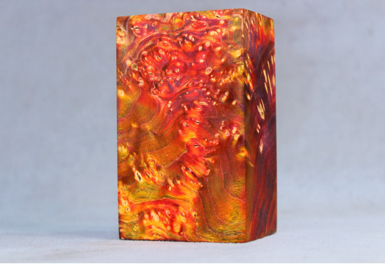 Stabilized Maple Burl Wood Mod Block